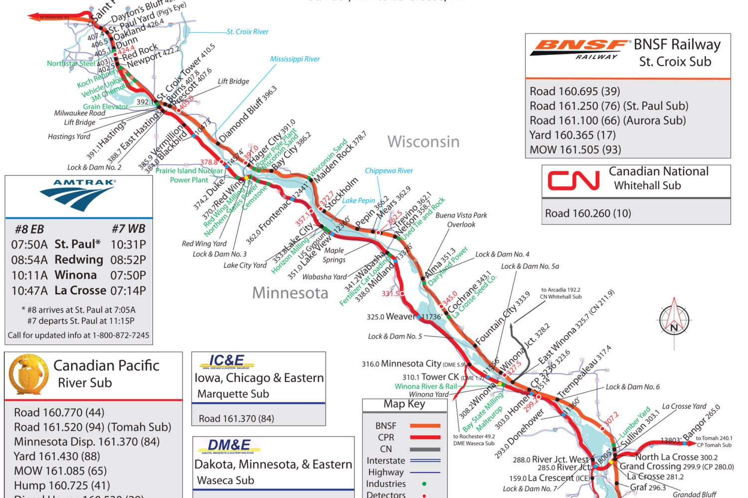 Upper Mississippi River Railroad Guide
