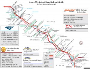 Upper Mississippi River Railroad Guide 