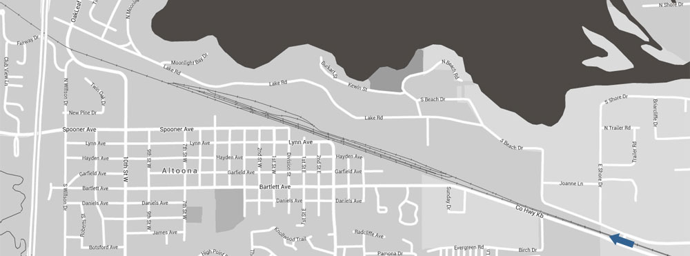 Altoona Railroad Location Map 3