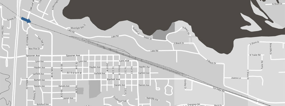 Altoona Railroad Location Map 4