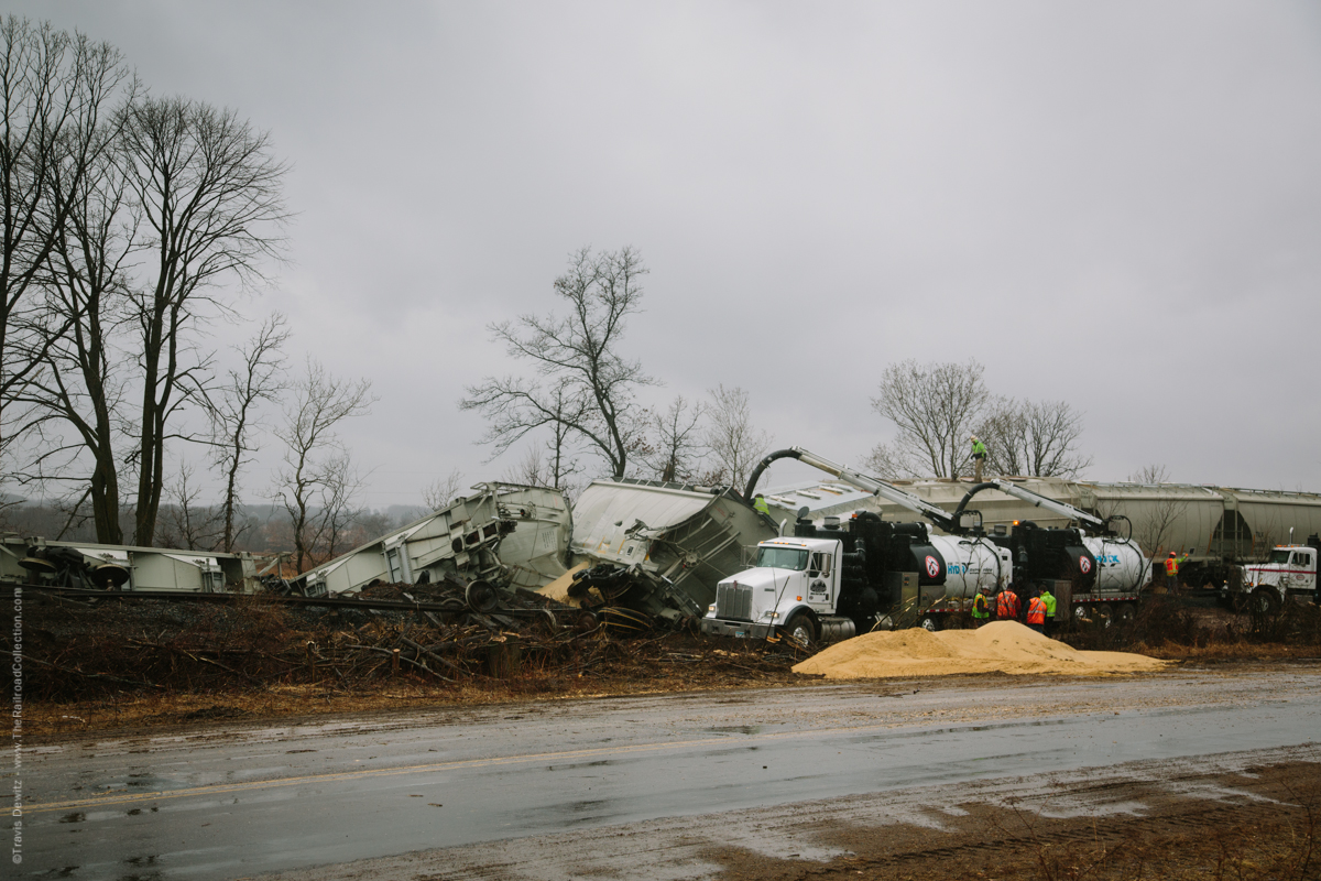 Wisconsin Northern Railroad Sand Train Derailment in West Central Wisconsin 