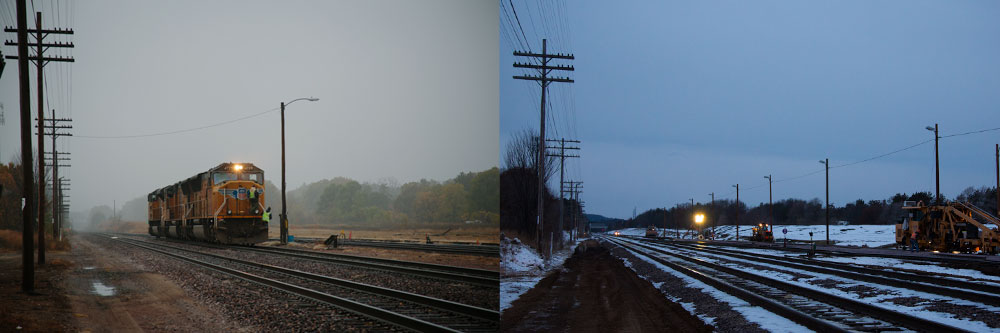 Union Pacific Yard Before and After