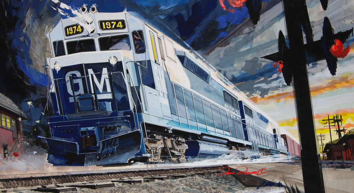 Tom_Fawell Painting_GM_1974 GP38-2_RC