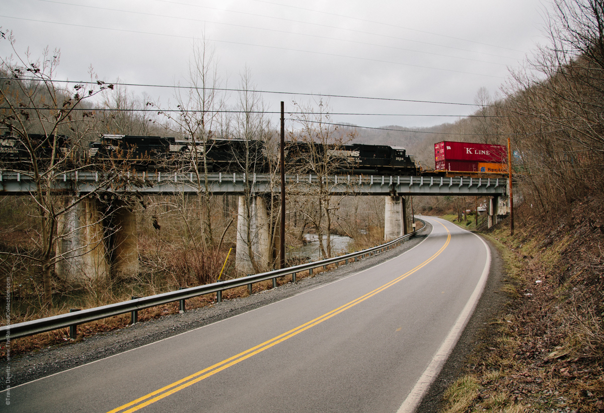 NS Bridge over Highway 52 - Wilmore, WV