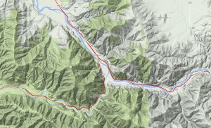 Paradise Montana Railroad Topo Map