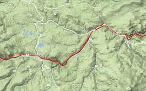 Moffat Route Topo Map Pinecliff to Rollinsville